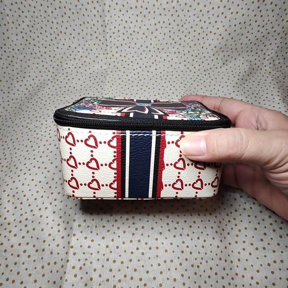 Brighton BE YOUR KIND OF BEAUTIFUL! Soft Case Travel Zipper Jewelry Box, NWOT - Picture 4 of 11